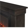 Real Flame Bristow Solid Wood Landscape Electric Fireplace in Weathered Wood