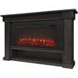 Real Flame Bristow Solid Wood Landscape Electric Fireplace in Weathered Wood