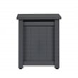 Real Flame Ortun Modern Metal/Plastic Propane Tank Cover in Gray