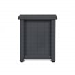 Real Flame Ortun Modern Metal/Plastic Propane Tank Cover in Gray