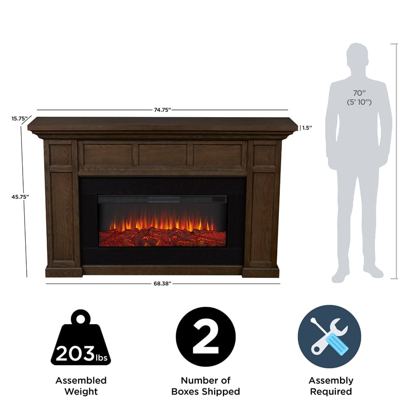 Real Flame Alcott 75