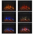 Real Flame Calie Electric Fireplace TV Stand in Black