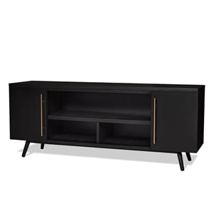 Real Flame Morris 72&quot TV Stand in Black