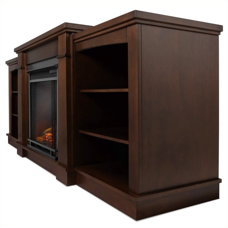 Real Flame Hawthorne Electric Fireplace Tv Stand In Dark Espresso