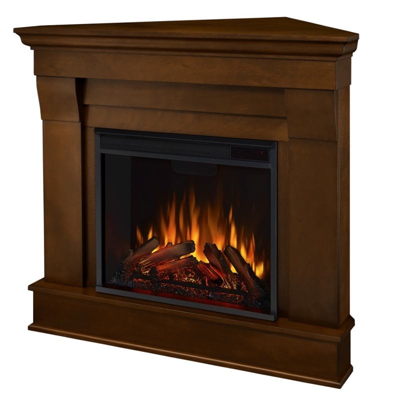 corner electric fireplace