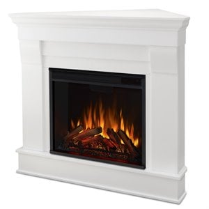 real flame chateau electric corner fireplace