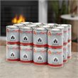 Real Flame Modern Metal 24 Pack of 13 oz Gel Fuel Cans for Fireplace