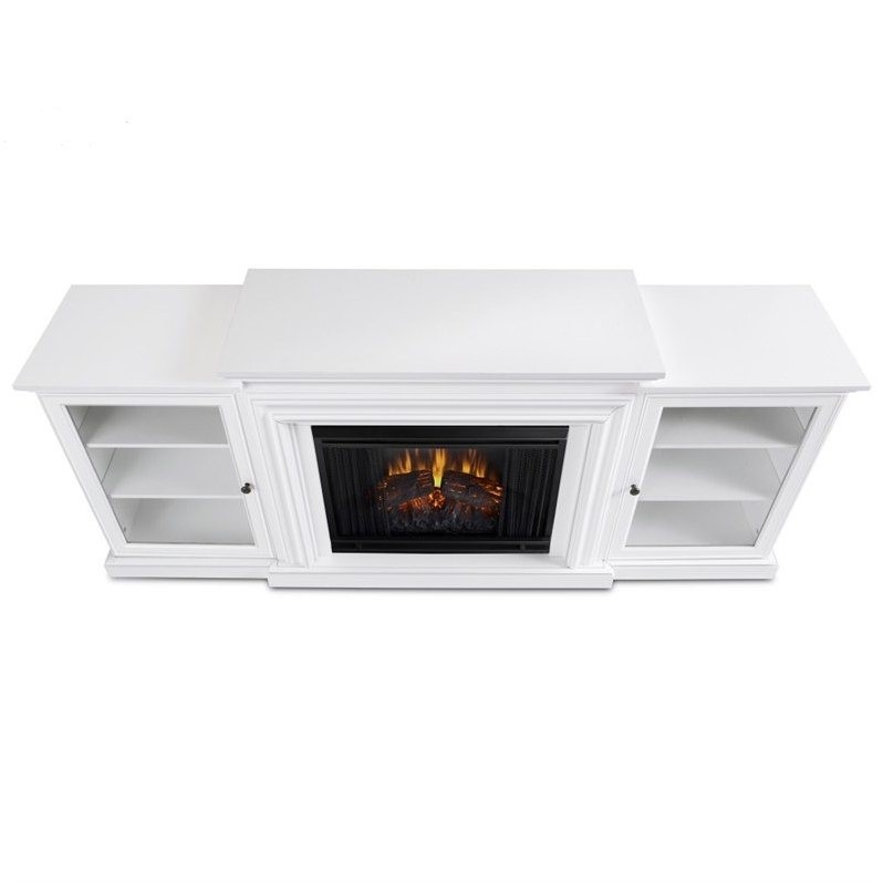 Real Flame Frederick Electric Fireplace in White 7740EW