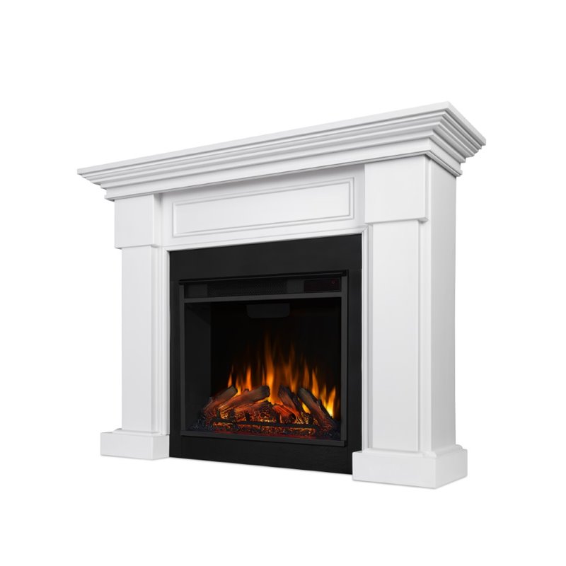 Real Flame Hillcrest Electric Fireplace White