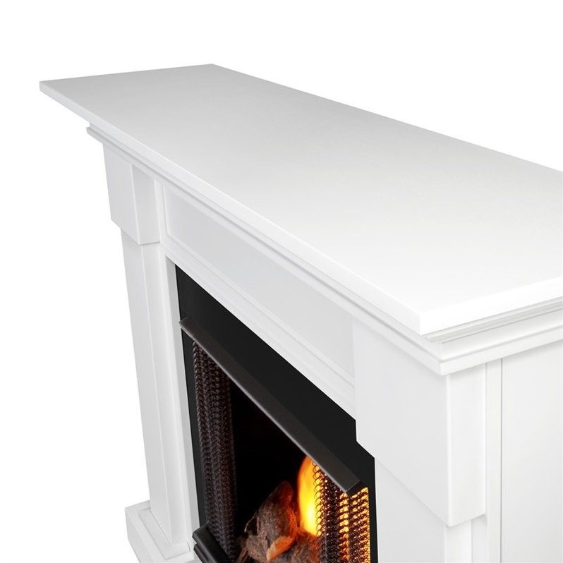 Real Flame Hillcrest Gel Fireplace White 7910W