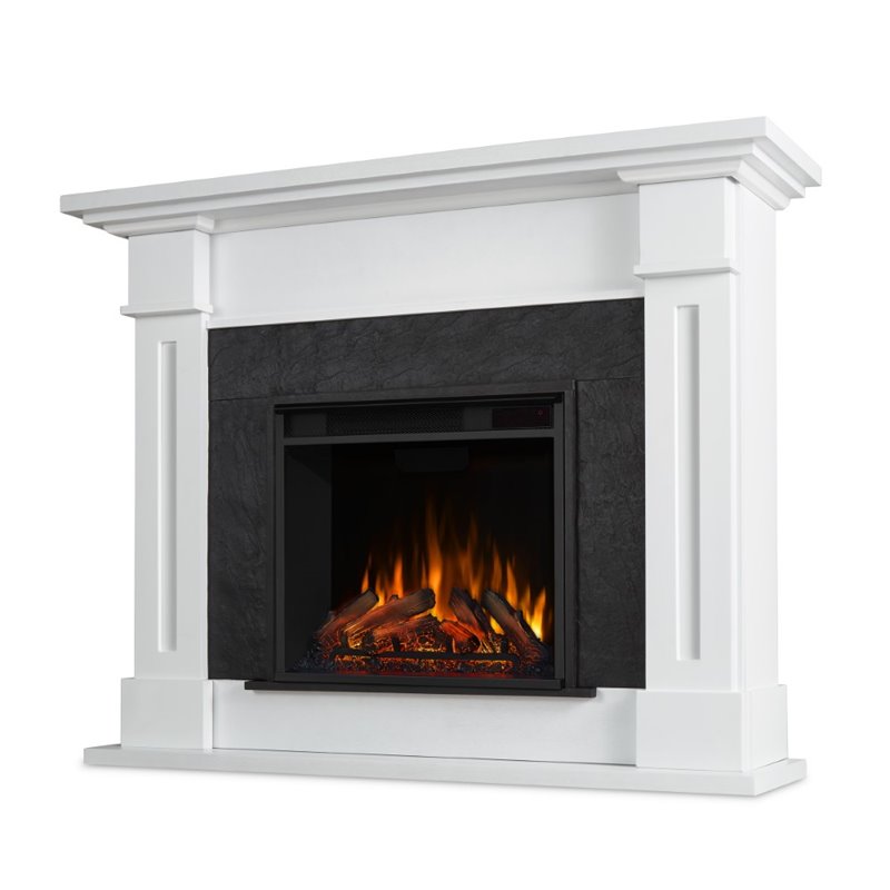 Real Flame Kipling Electric Fireplace White