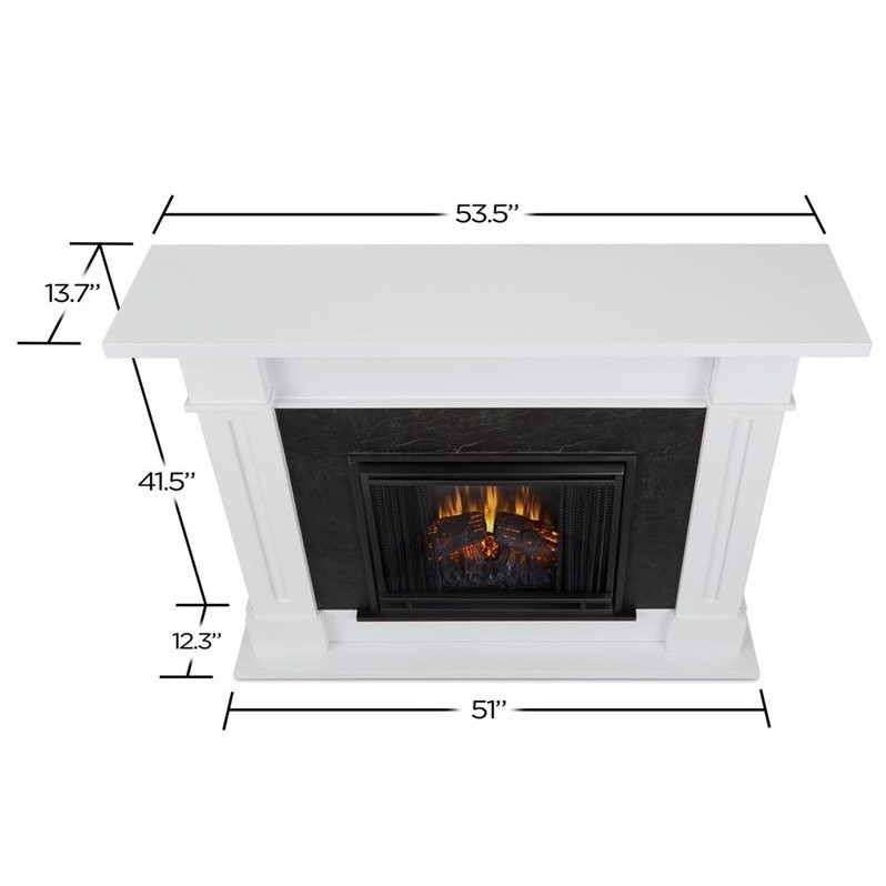 Real Flame Kipling Electric Fireplace White 6030e W Real Flame Kipling Electric Fireplace White