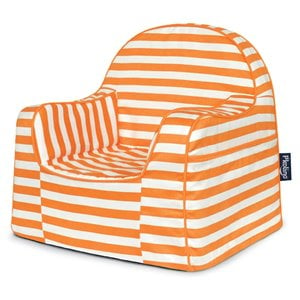 p'kolino contemporary fabric little reader chair with stripes