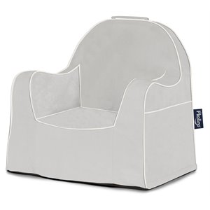 p'kolino fabric little reader chair with white piping
