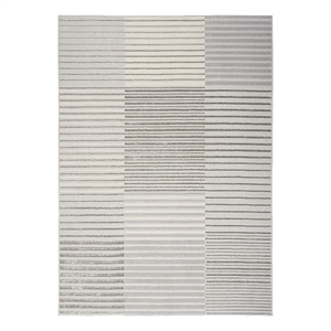 Nourison Splash 5'3&quot x 7'3&quot Silver Gray Modern Indoor Fabric Rug