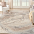 Nourison Splash 9' x 12' Beige Gray Modern Indoor Fabric Rug