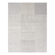 Nourison Splash 9' x 12' Silver Gray Modern Indoor Fabric Rug