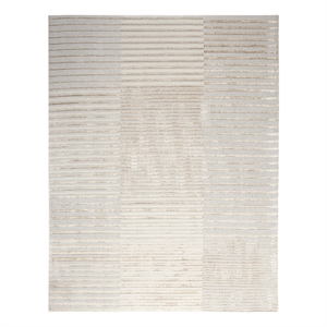 Nourison Splash 9' x 12' Beige Silver Modern Indoor Fabric Rug