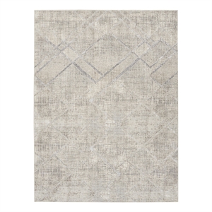 Nourison Sparkle 9' x 12' Grey Modern Fabric Indoor Rug