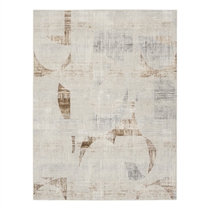 Nourison Sparkle 9' x 12' Gray Modern Indoor Rug