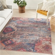 Nourison New Concept Washables 4' x 6' Multicolor Vintage Indoor Rug