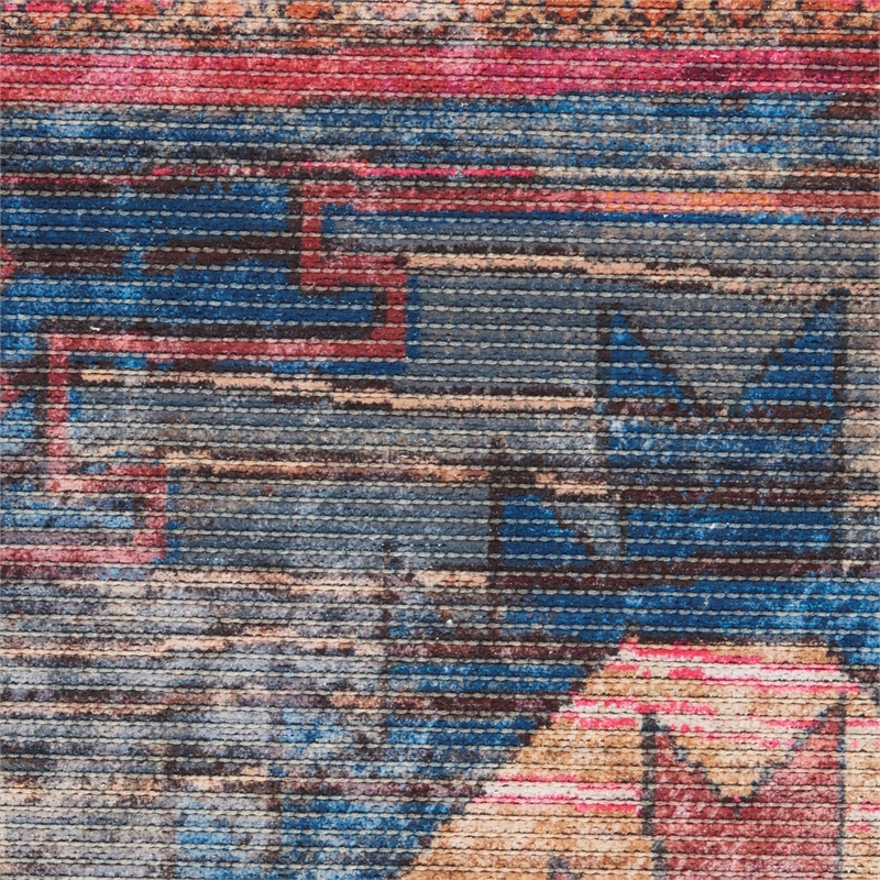 Nourison New Concept Washables 4' x 6' Multicolor Vintage Indoor Rug