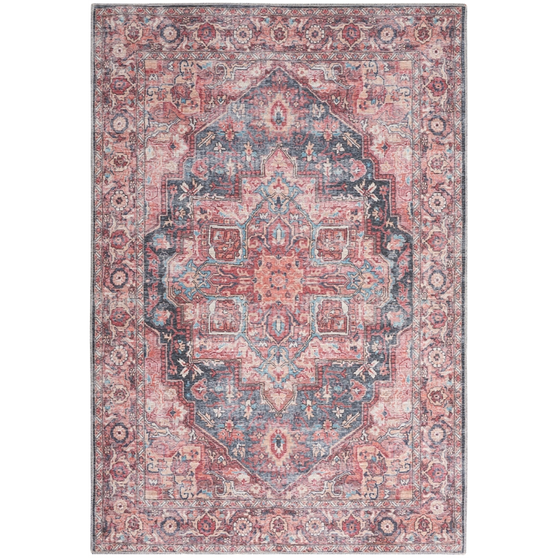 Nourison New Concept Washables 4' x 6' Multicolor Vintage Indoor Rug