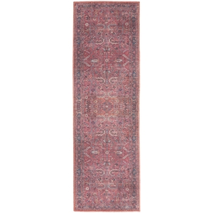 Nourison New Concept Washables 2'2&quot x 10' Brick Vintage Indoor Rug