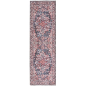 Nourison New Concept Washables 2'2&quot x 8' Multicolor Vintage Indoor Rug