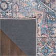 Nourison New Concept Washables 2' x 6' Light Blue Multicolr Vintage Indoor Rug