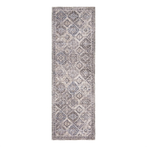 Nourison New Concept Washables 2'2&quot x 10' Ivory Latte Vintage Indoor Rug