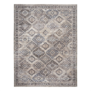 Nourison New Concept Washables 9'2&quot x 12' Ivory Latte Vintage Indoor Rug