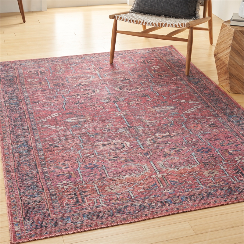 Nourison New Concept Washables 6' x 9' Brick Vintage Indoor Rug