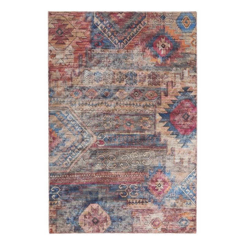 Nourison New Concept Washables 6' x 9' Multicolor Vintage Indoor Rug