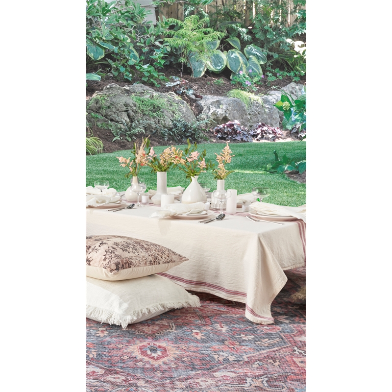 Nourison New Concept Washables 6' x 9' Multicolor Vintage Indoor Rug