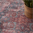 Nourison New Concept Washables 6' x 9' Multicolor Vintage Indoor Rug
