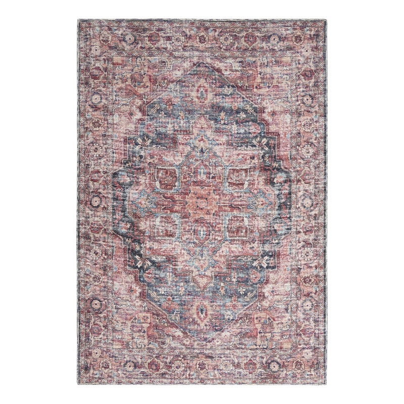 Nourison New Concept Washables 6' x 9' Multicolor Vintage Indoor Rug