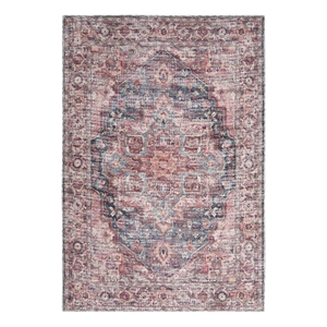 Nourison New Concept Washables 6' x 9' Multicolor Vintage Indoor Rug