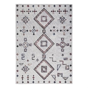 Nourison New Concept Washables 5'3&quot x 7'3&quot Ivory Multicolor Bohemian Indoor Rug