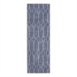 Nourison New Concept Washables 2' x 6' Navy Modern Indoor Rug