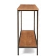 ClickDecor Nolan 2-Tier Console Table Brown