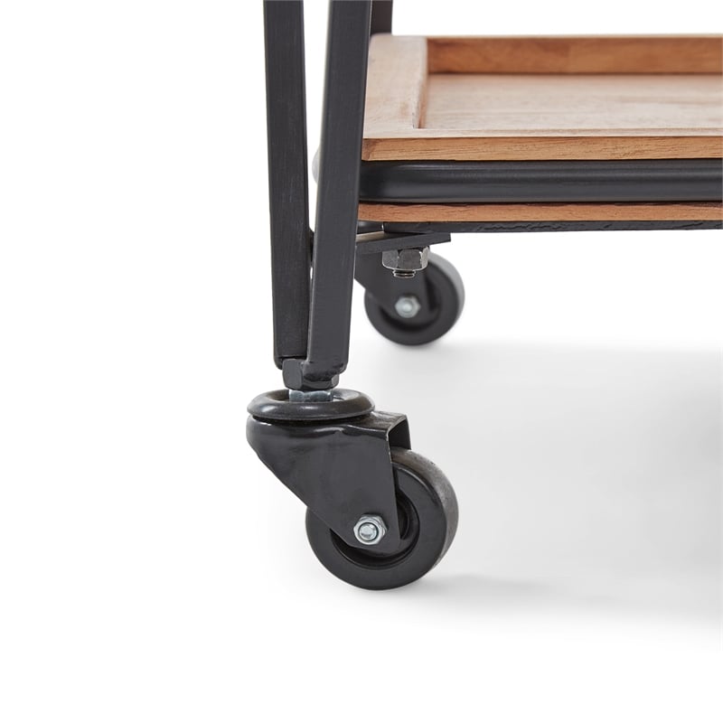 ClickDecor Cooper Bar Cart Black