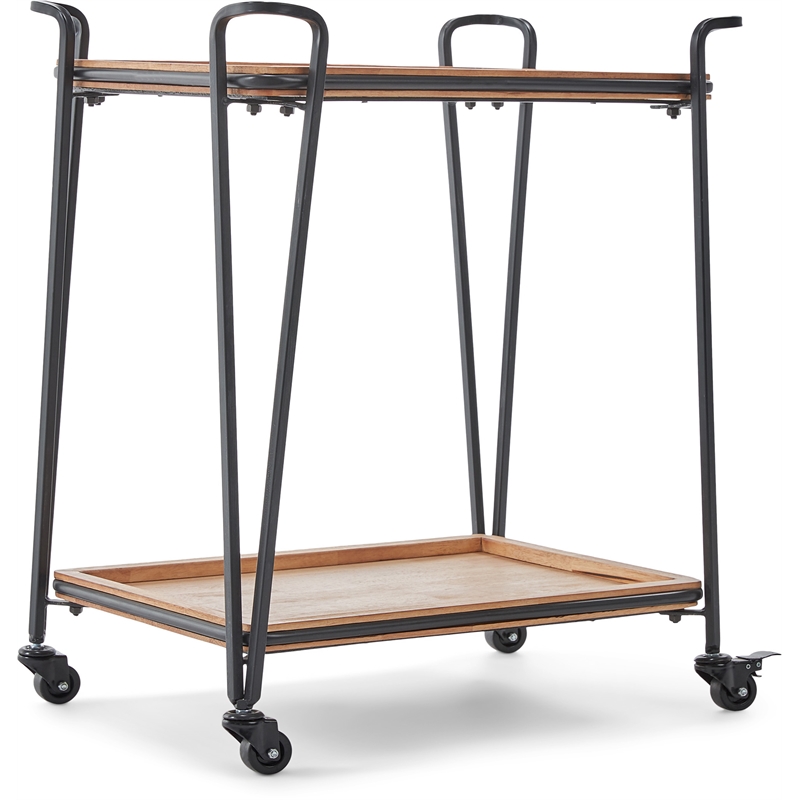 ClickDecor Cooper Bar Cart Black