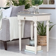 ClickDecor Amos Side Table with Drawer Cream/Gray
