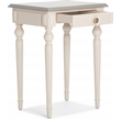 ClickDecor Amos Side Table with Drawer Cream/Gray