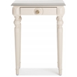 ClickDecor Amos Side Table with Drawer Cream/Gray