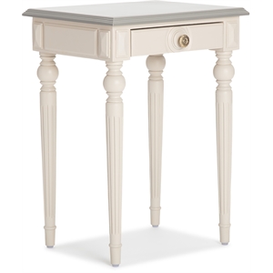ClickDecor Amos Side Table with Drawer Cream/Gray