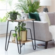 ClickDecor Cooper Industrial Side Table Brown