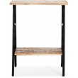 ClickDecor Cooper Industrial Side Table Brown