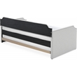 ClickDecor Bella Upholstered Daybed and Trundle Beige